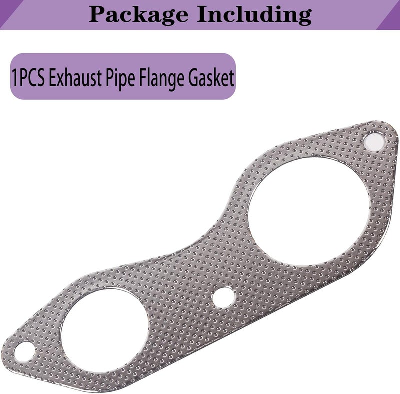 LYNSHINE 31575 Exhaust Pipe Flange Gasket For CHEVROLET，GMC，C1500 PICKUP SUBURBAN,C2500 PICKUP SUBURBAN K1500 PICKUP SUBURBAN K2500 PICKUP SUBURBAN 1996 1997 1998 1999;CADILLAC ESCALADE 1999-2000 - Image 3